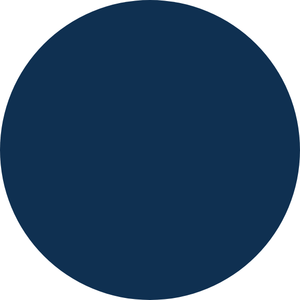 Navy blue circle