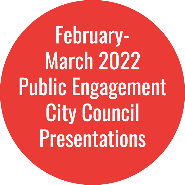 Community Development Plan -- February-March 2022 Public Engagement City Council Presentations